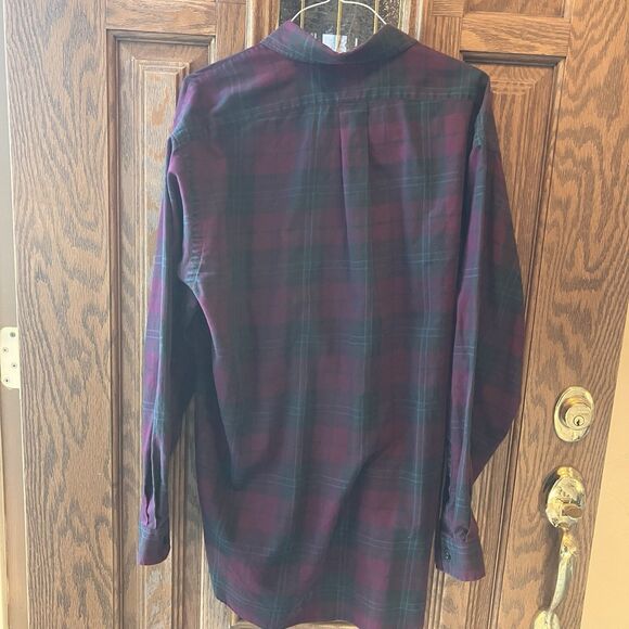 VTG Polo Ralph Lauren Blake Button Down Shirt Men Large Xmas Plaid Cotton Pony - Picture 7 of 10